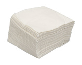 Papírové ubrousky 33 x 33 cm, 140 g, 1 vrstva, celulóza, bílé