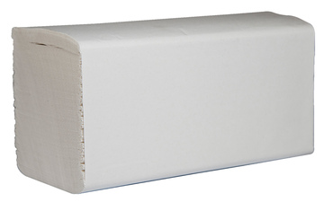 Papírové ručníky ZZ, 2950 ks, 2 vrstvy, celulóza, bílé