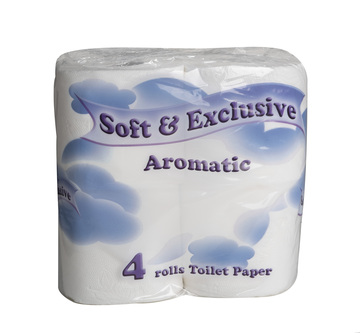 Toaletní papír malý SOFT & EXCLUSIVE aroma, 96 rolí, 2 vrstvy, celulóza, bílý