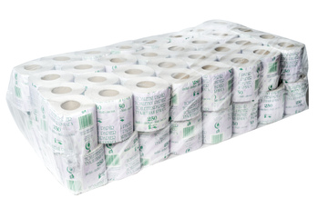 Toaletní papír malý, 64 rolí, 1 vrstva, recykl, šedý