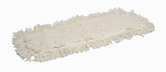 Mikromop 40 cm, kapsový, bílý s barevným proužkem
