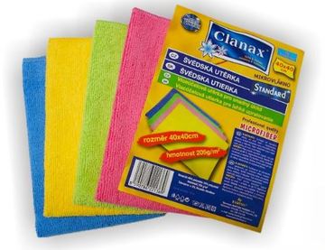 Utěrka mikrovlákno Standard 40 x 40 cm, žlutá