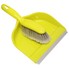 Smetáček a lopatka s gumovou lištou, žlutý